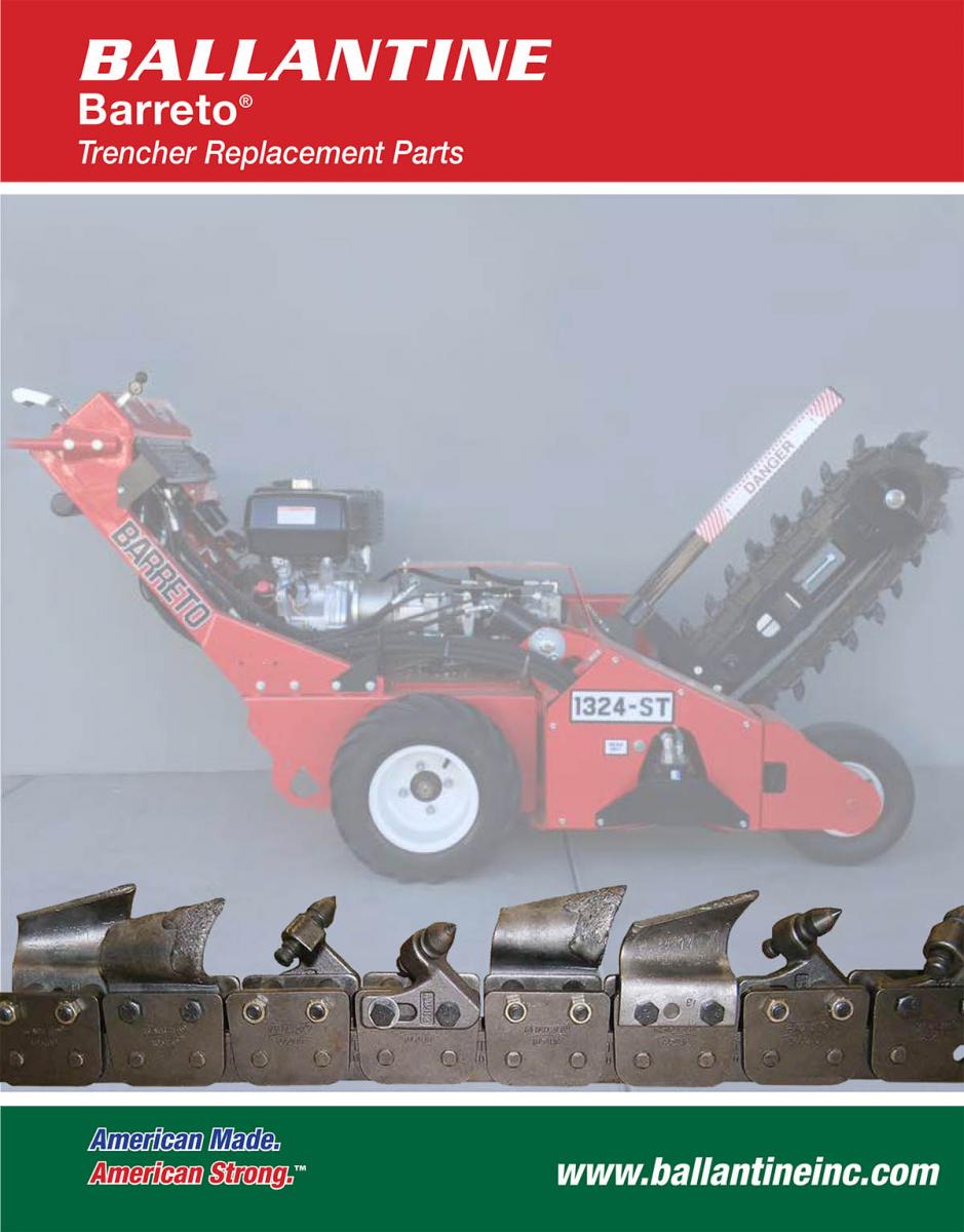 24+ Barreto Trencher Parts Diagram